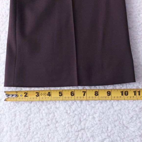 Lafayette 148 Wool Blend Brown Dress Pants Women's Sz 14 - Picture 12 of 14